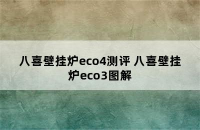 八喜壁挂炉eco4测评 八喜壁挂炉eco3图解